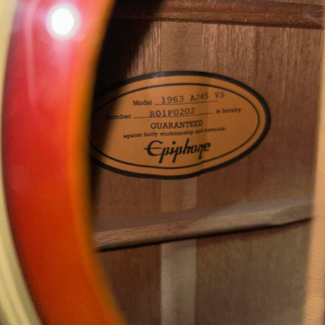 エピフォン Epiphone アコースティックギター 1963 AJ45 VS