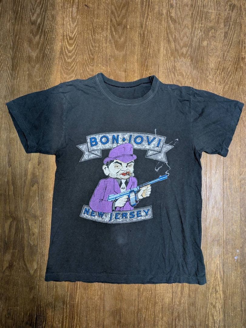 BON JOVI Jersey Syndicate Tour Tシャツ 1989