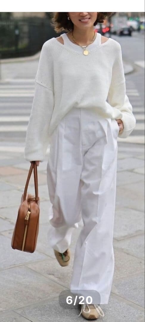 Gypsohila ★ジプソフィア☆スタイリッシュチノパン★ホワイト34 未使用