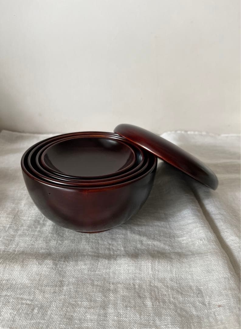 仁城義勝 入れ子組椀 / b