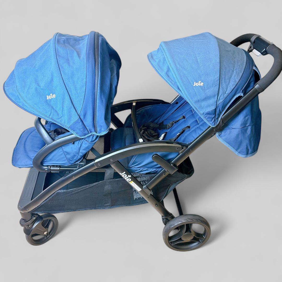 【美品】 Joie ジョイー　エヴァライトデュオ　二人乗りベビーカー　カトージ