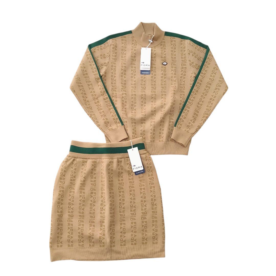 セットアップ　フィドラ ゴルフウェア　セーター　ニットスカート　未使用品　軽量