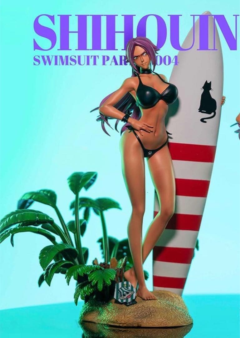 ★新品未開封★ BLACK 四楓院夜一水着バージョン ガレージキット