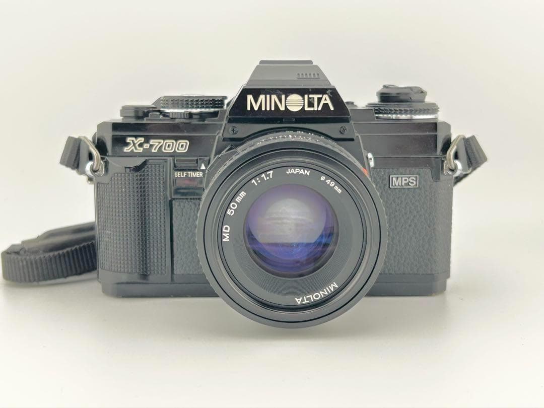 【完動品】MINOLTA X-700 + MD 50mm F1.7 動作確認済