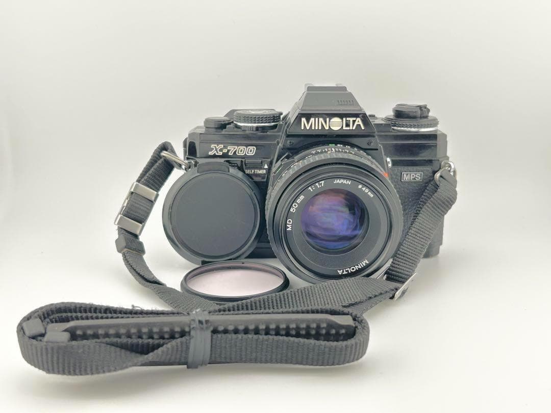 【完動品】MINOLTA X-700 + MD 50mm F1.7 動作確認済