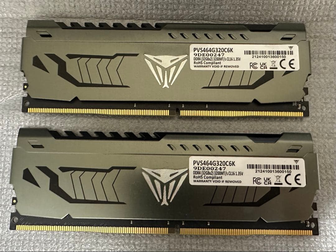 Viper Steel 64GB DDR4メモリキット