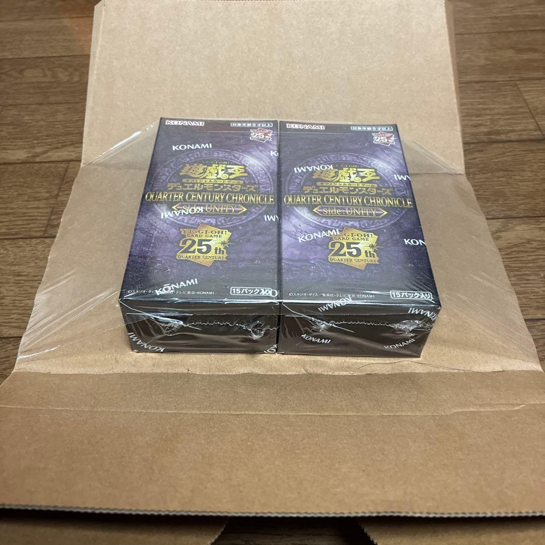 遊戯王QCC side：UNITY 2BOX シュリンク付き　新品未開