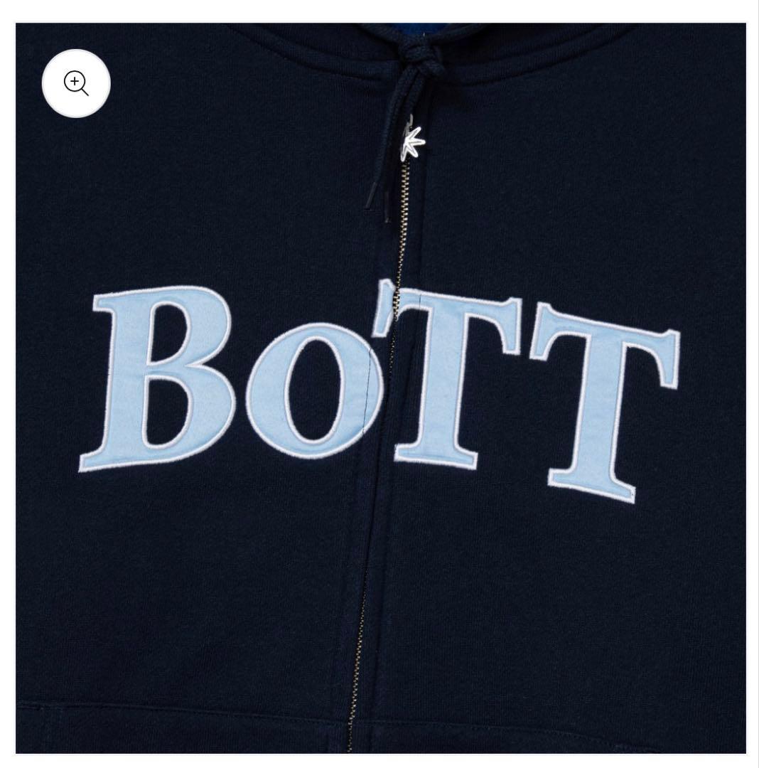 BOTT OG Logo Zip Hoodie - ネイビー