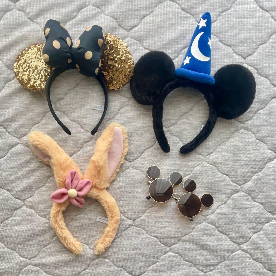 ディズニーキャラクター カチューシャとサングラスセット