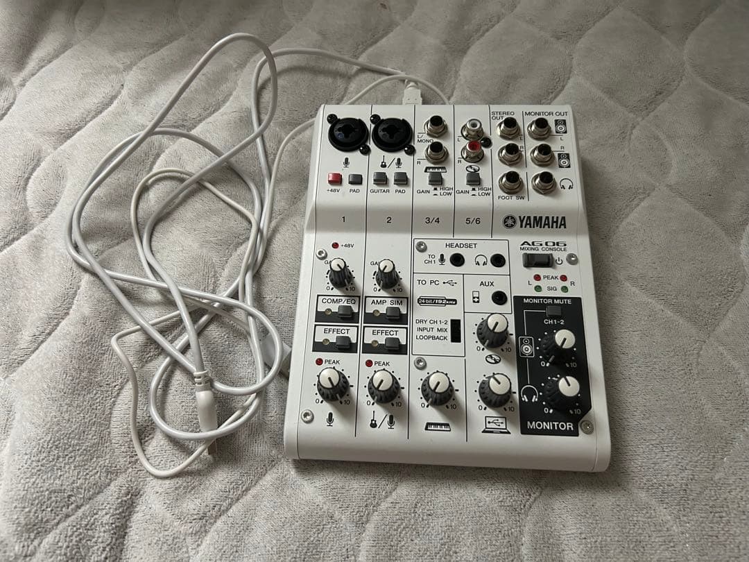 YAMAHA AG06 インターフェース