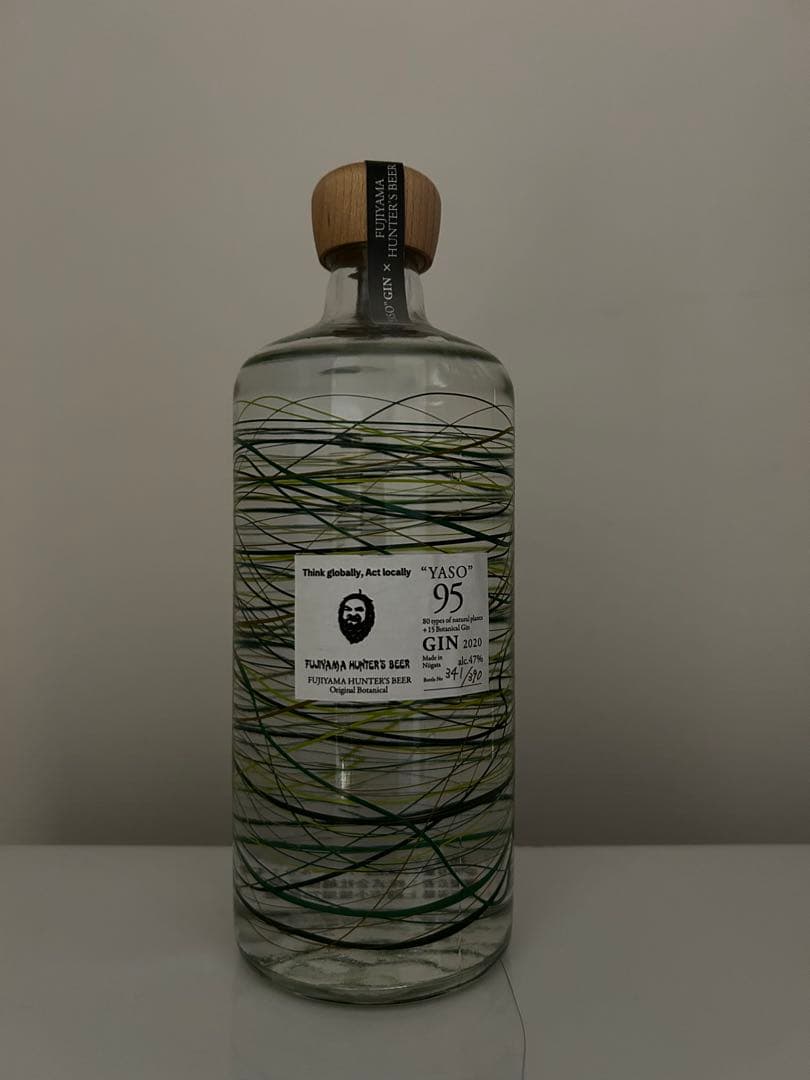 越後薬草　Yaso Gin x フジヤマハンターズビア　コラボジン