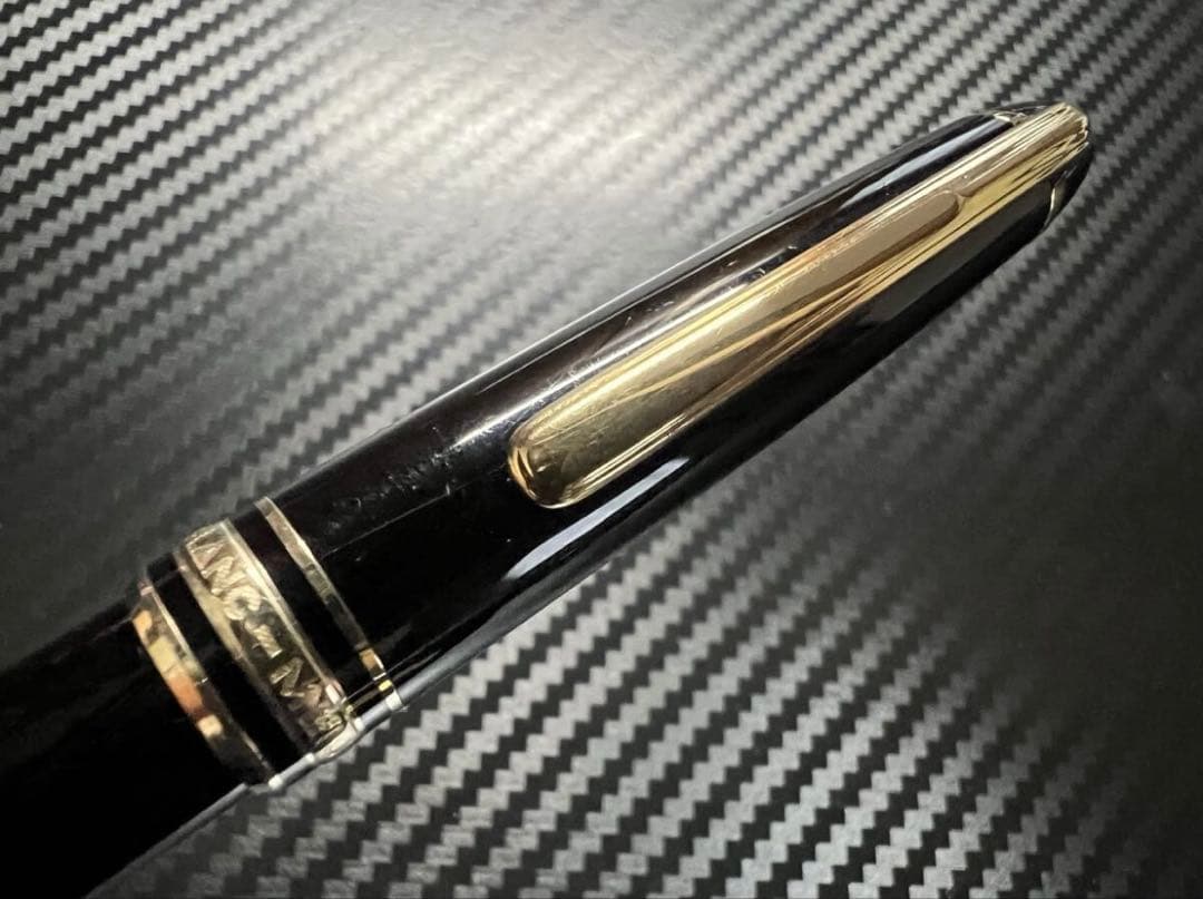 モンブラン 未使用に近い 144 ブラック 中白 M 万年筆