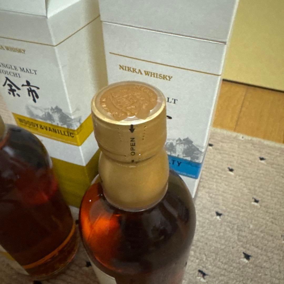 【新品未開封】余市ピーティ&ソルティ・ウッディ&バニラ　セット