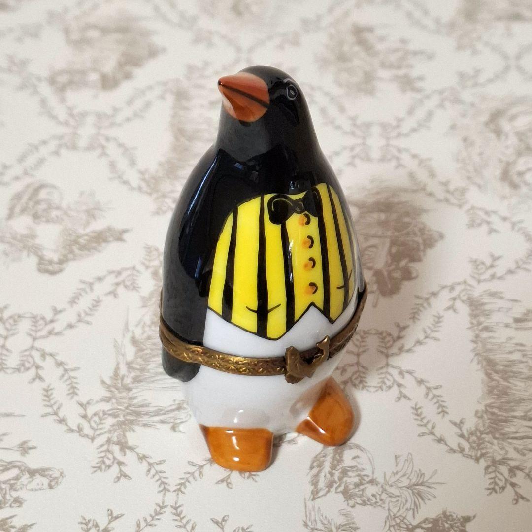 ★愛くるしい★ペンギン リモージュボックス