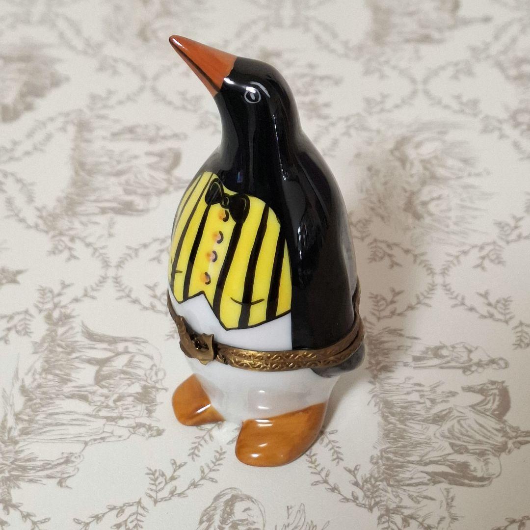 ★愛くるしい★ペンギン リモージュボックス