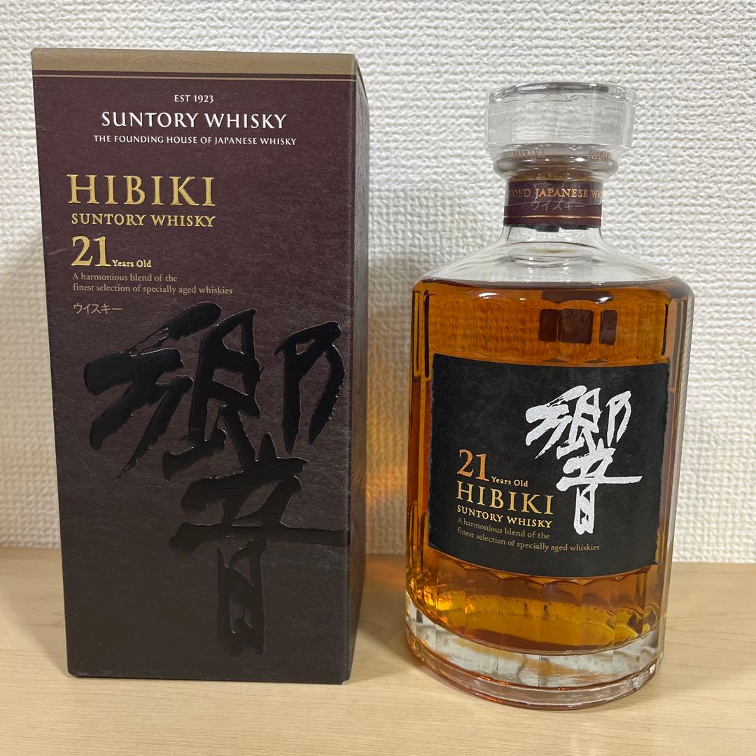 サントリーウイスキー 響21年HIBIKI 化粧箱あり