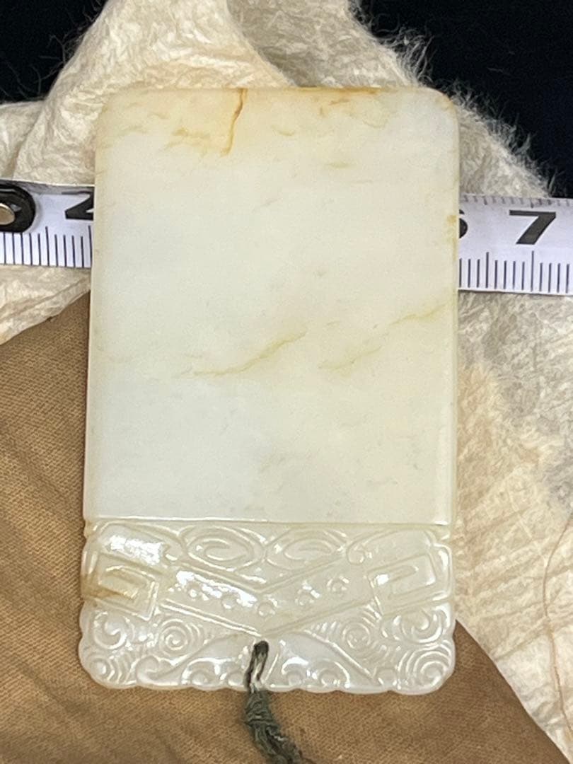 極上 白玉牌 重さ：28g. BL2--055