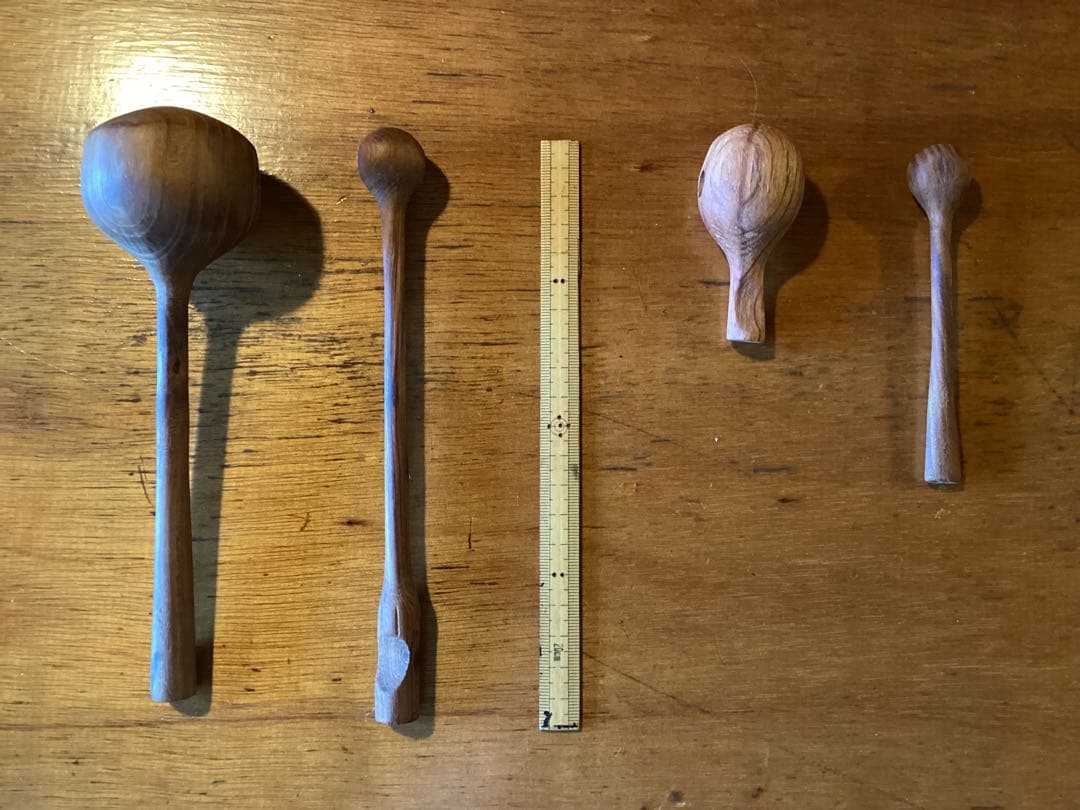 ハンドメイド　ウッドブロック　木柾　木魚　クラベス　7点セット 民族楽器