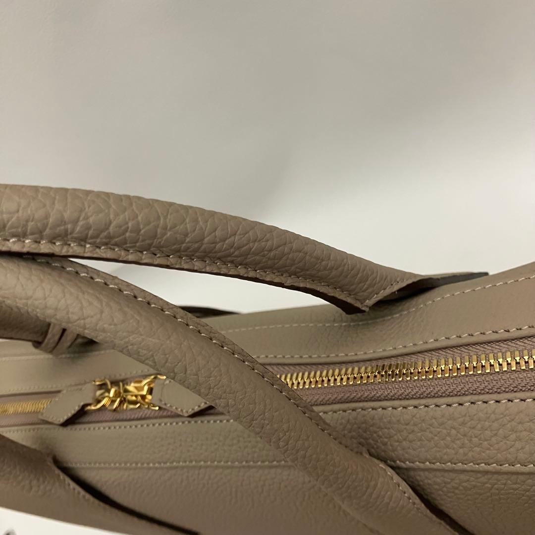 ✨未使用級　希少✨ 大峡製鞄 ゲント•メディア スリムオーバーナイト　グレージュ