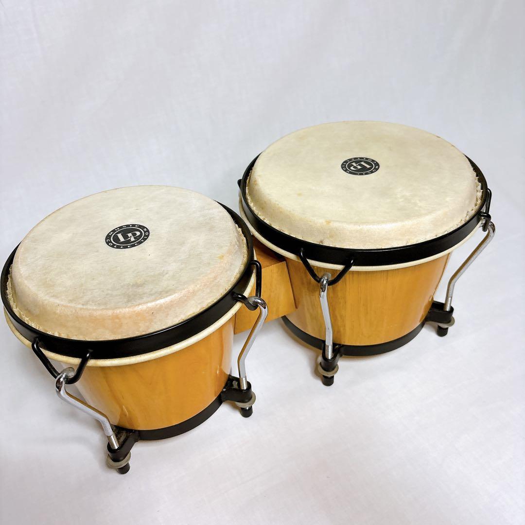 【美品】LP (Latin Percussion) ボンゴドラム　打楽器　カバー