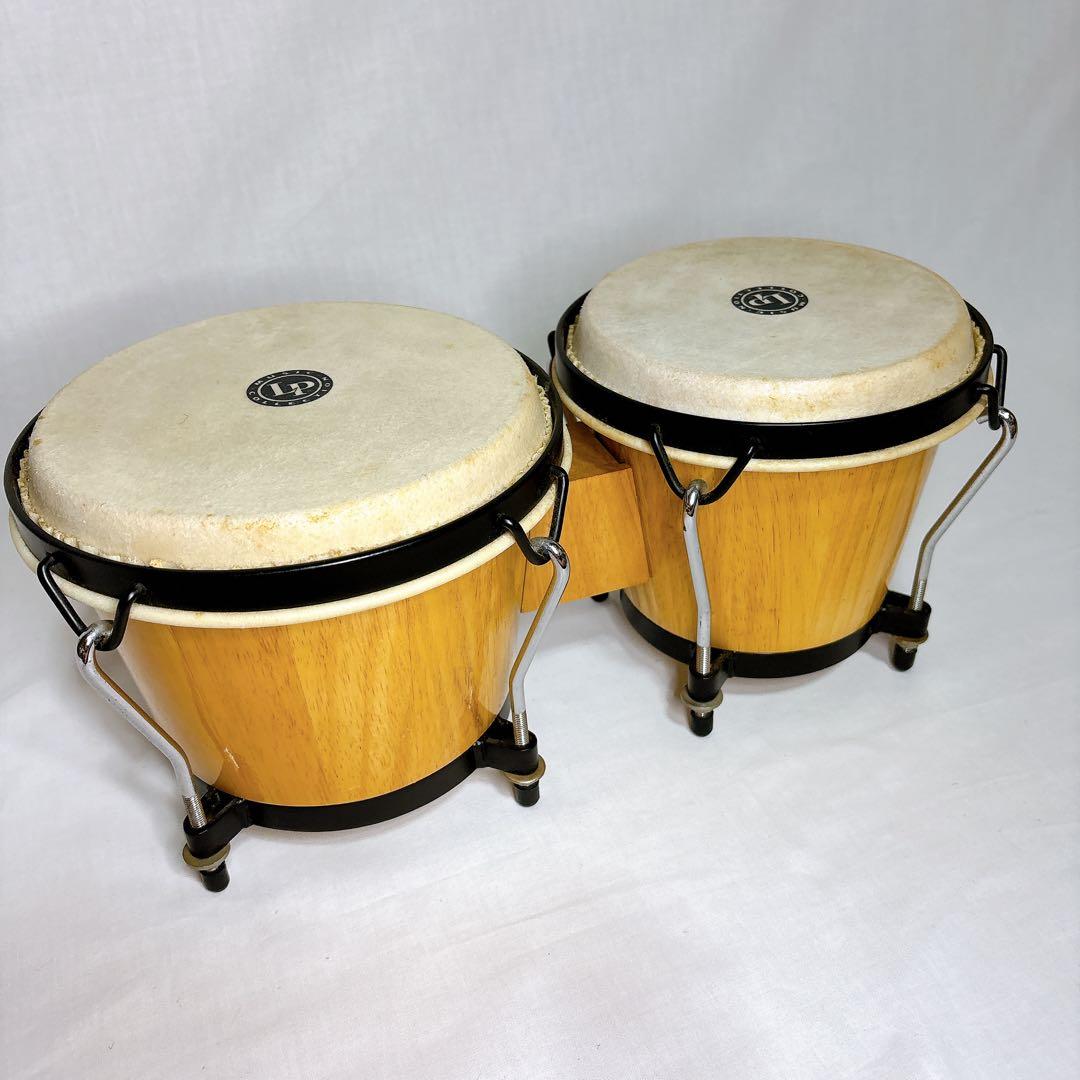 【美品】LP (Latin Percussion) ボンゴドラム　打楽器　カバー
