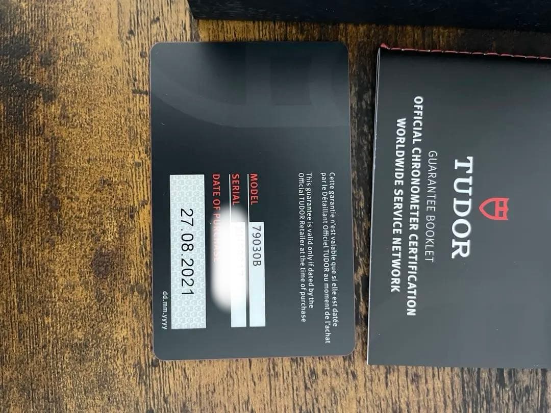 TUDOR ブラックベイ58 ブルー　ステンレスベルト付