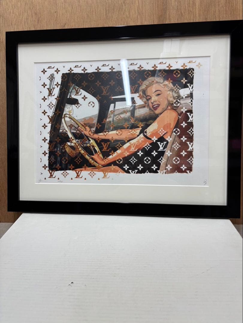 マリリンモンロー ヴィトンバンクシー 2024年 ポップアートポスター