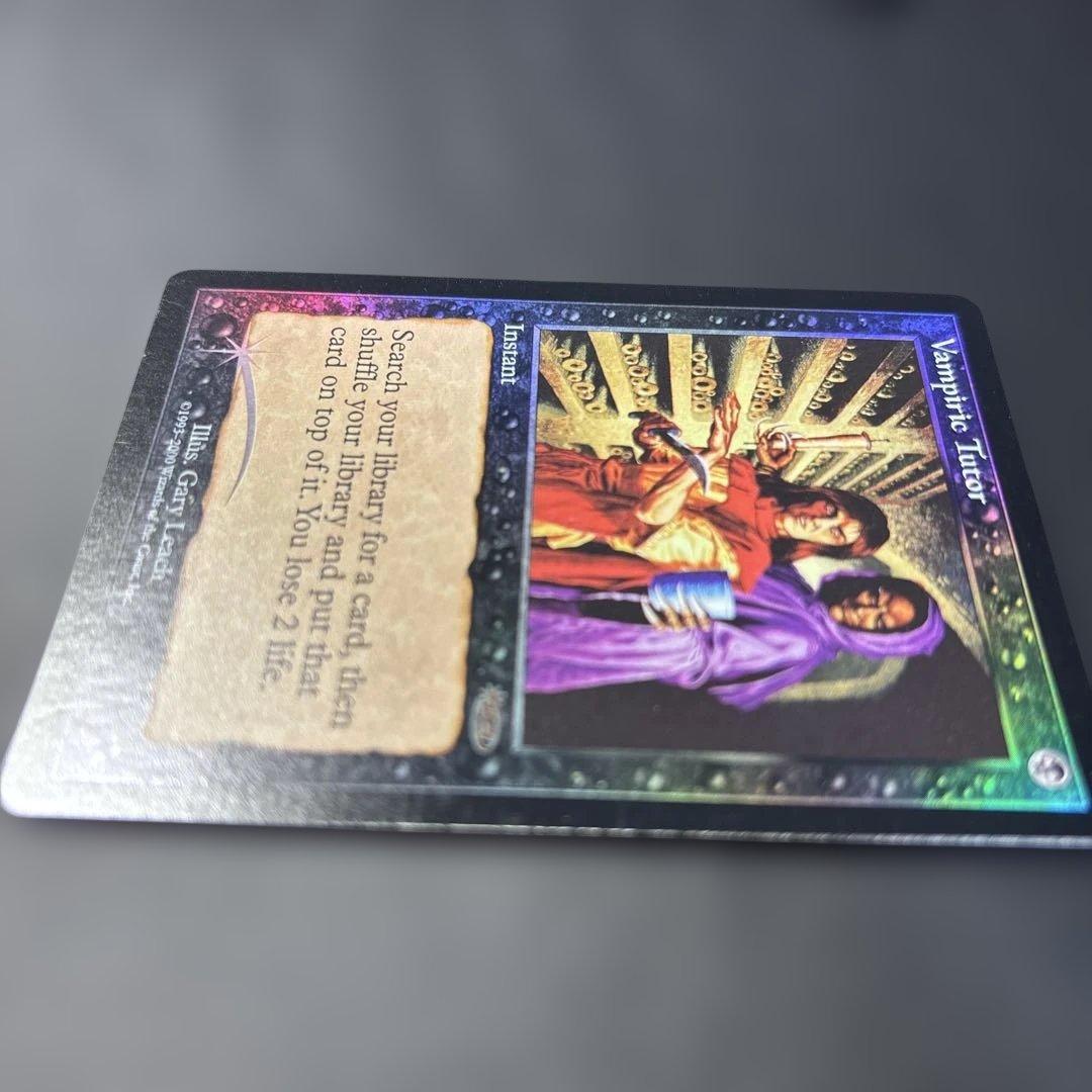 【ジャッジ褒賞】吸血の教示者　英語　foil 旧枠　プロモ