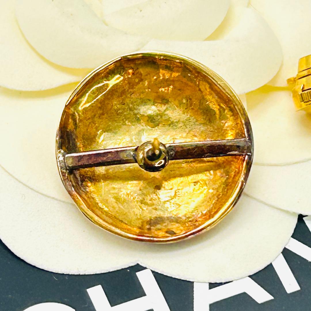 希少　CHANEL シャネル　ヴィンテージ　ココマーク　ブローチ　ゴールド