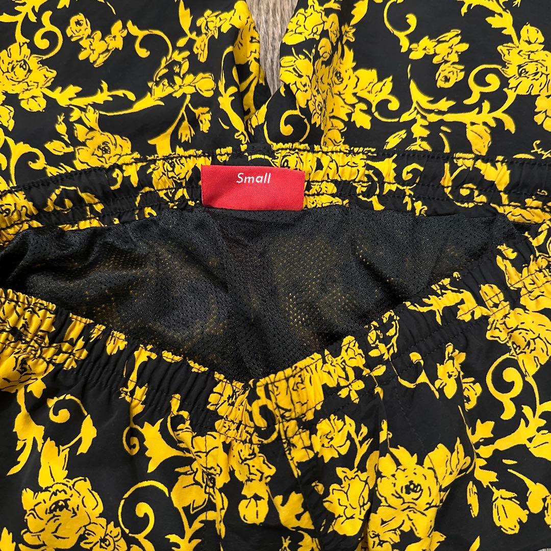 Supreme 花柄ショートパンツ small box ligo swim S