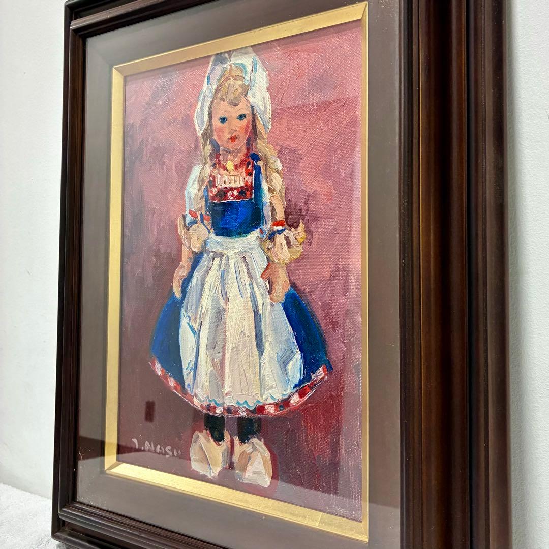 油彩画 静物画 南壽敏夫 南寿敏夫 額装 油絵 絵画 美術品 画家 T.NASU