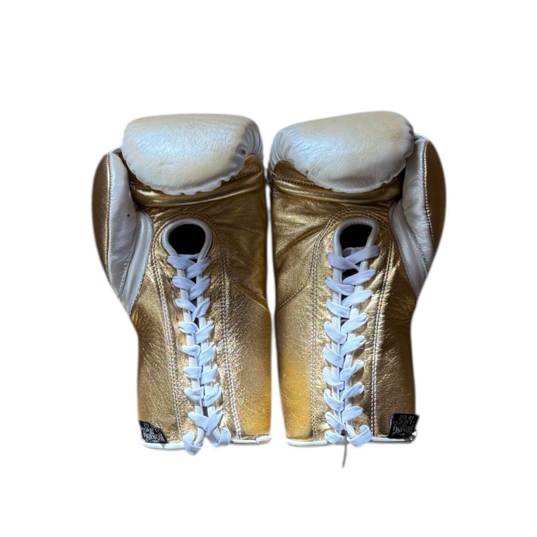 NO BOXING NO LIFE ボクシンググローブ ゴールド