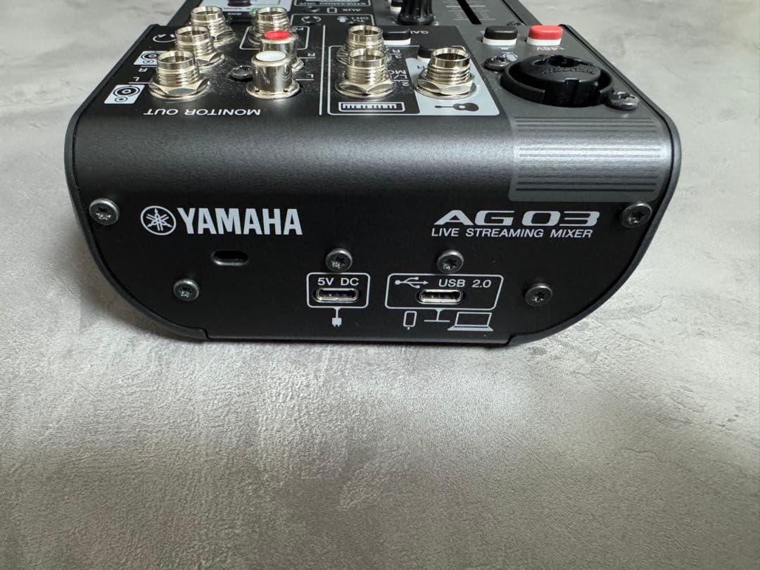 YAMAHA AG03mk2 オーディオインターフェイス