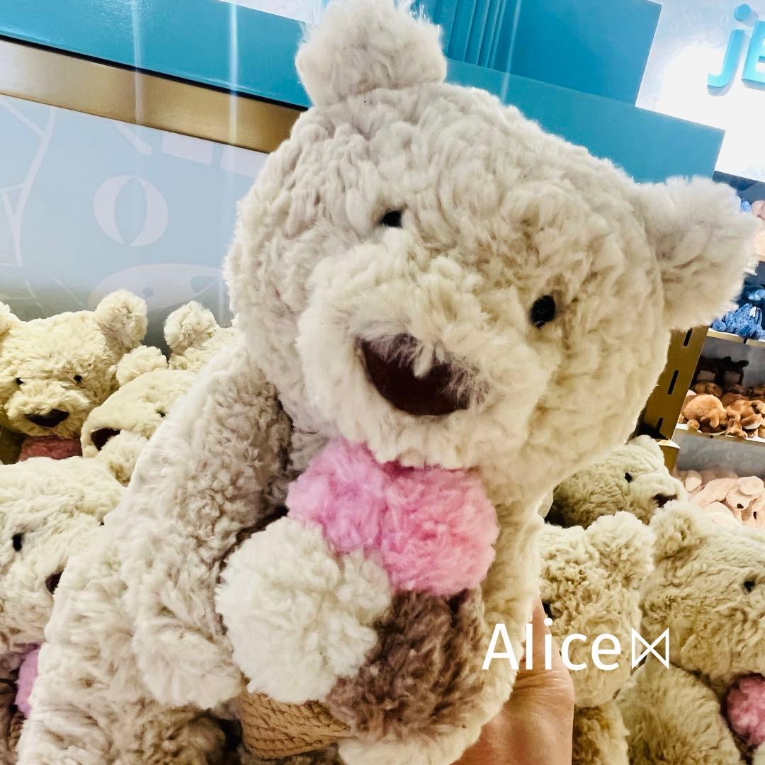 【ニューヨーク限定】ジェリーキャット♡アイスクリームベア♡ぬいぐるみ♡新品未使用