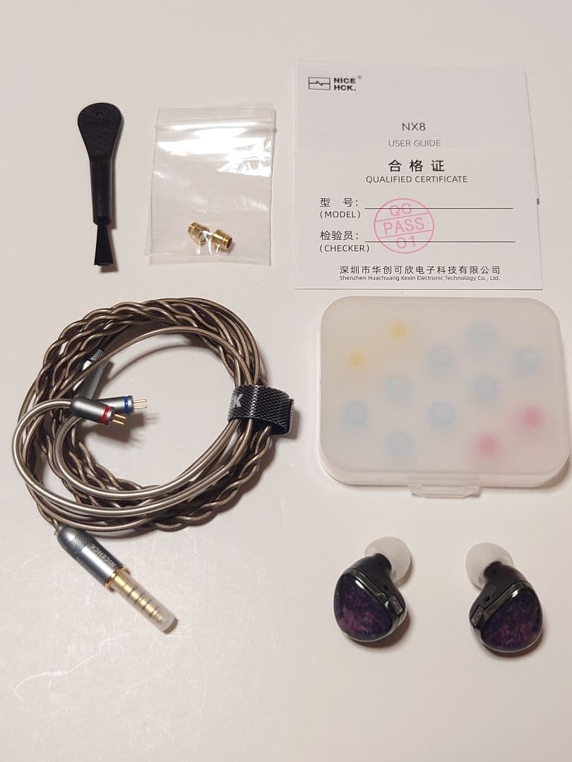 NICEHCK NX8 　2pin 4.4mm