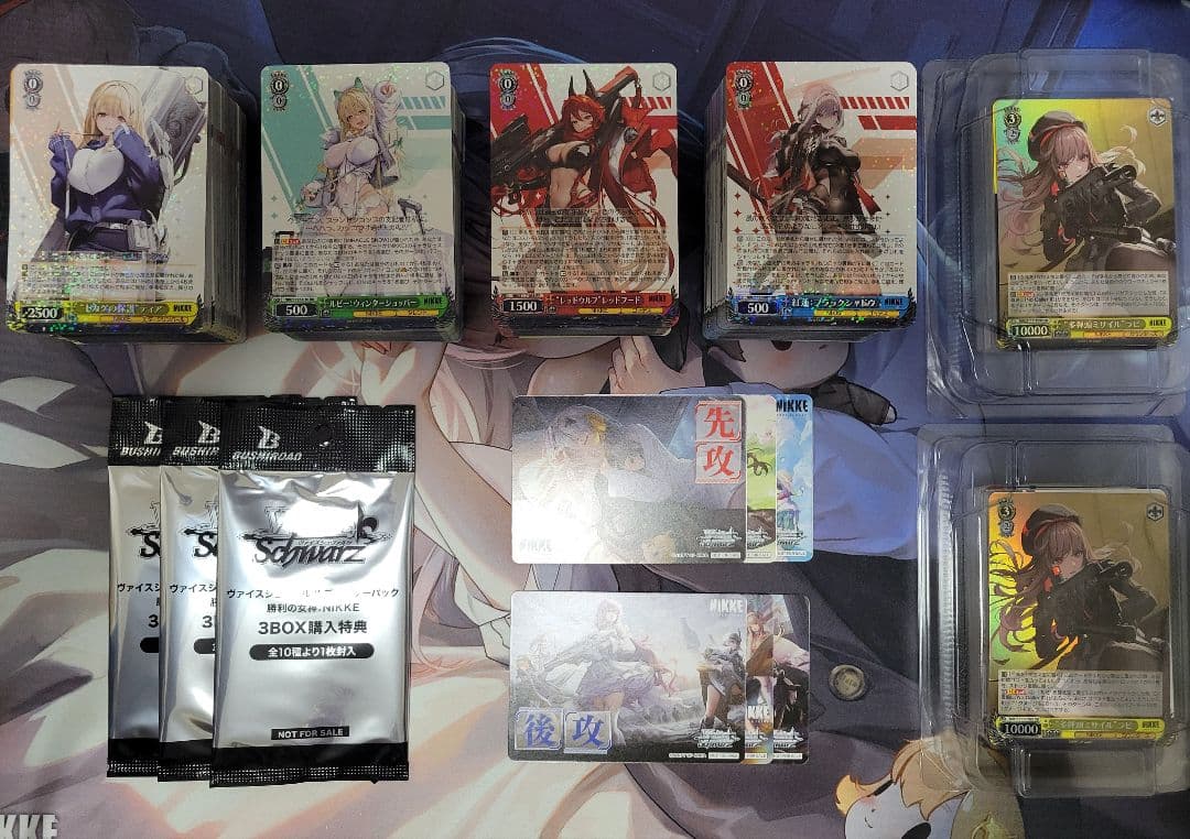 TD＆RR以下4コン プロモ 先攻後攻カード付き ヴァイス NIKKE