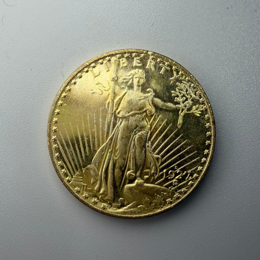 古銭　アメリカ　女神　1927