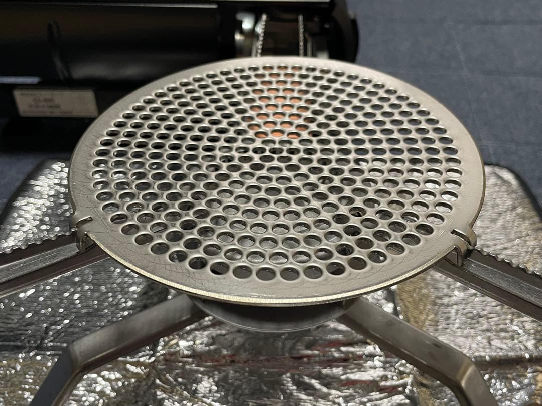 8*8様 未使用！スノーピーク ＆CAMPバーナー（黒） +シート+ケー