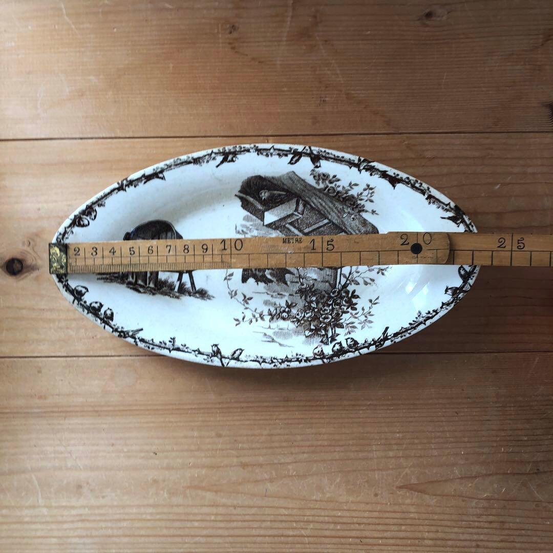 ショワジールロア Choisy le Roi HB&Cie　楕円皿　no.249