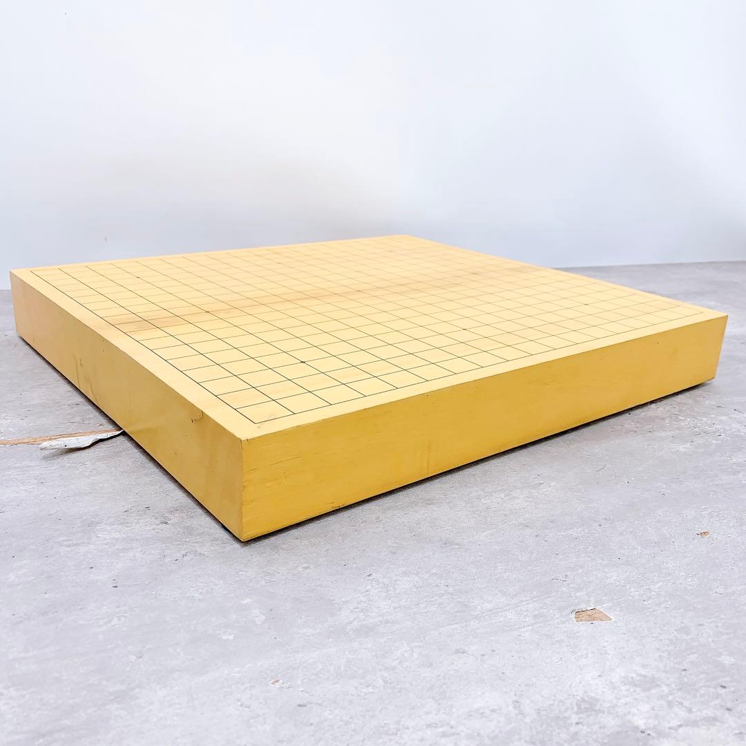 卓上碁盤 本榧 ハギ板 天地柾 高級天然木 2寸 3枚継