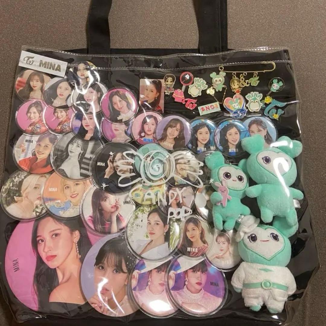 TWICE ミナ 痛バ 缶バッジ ミブリー