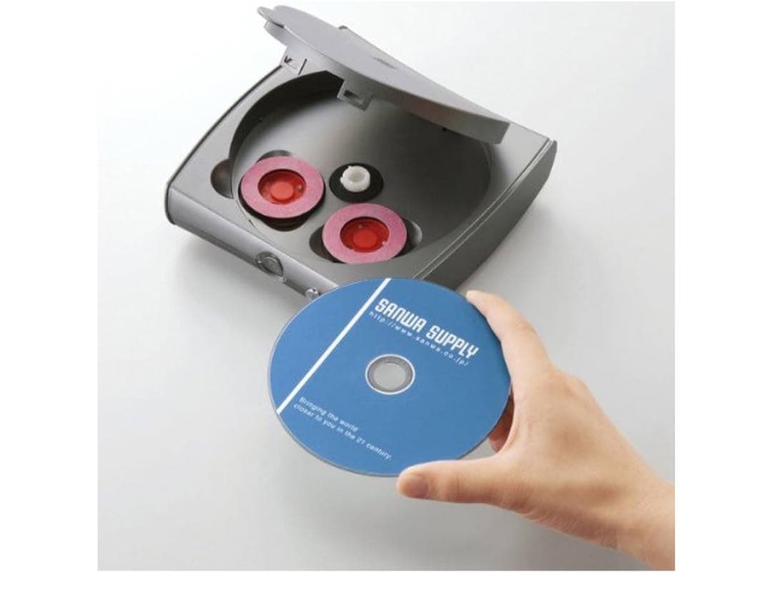 【新品未使用品】sanwaディスク自動修復機　CD-RE2AT