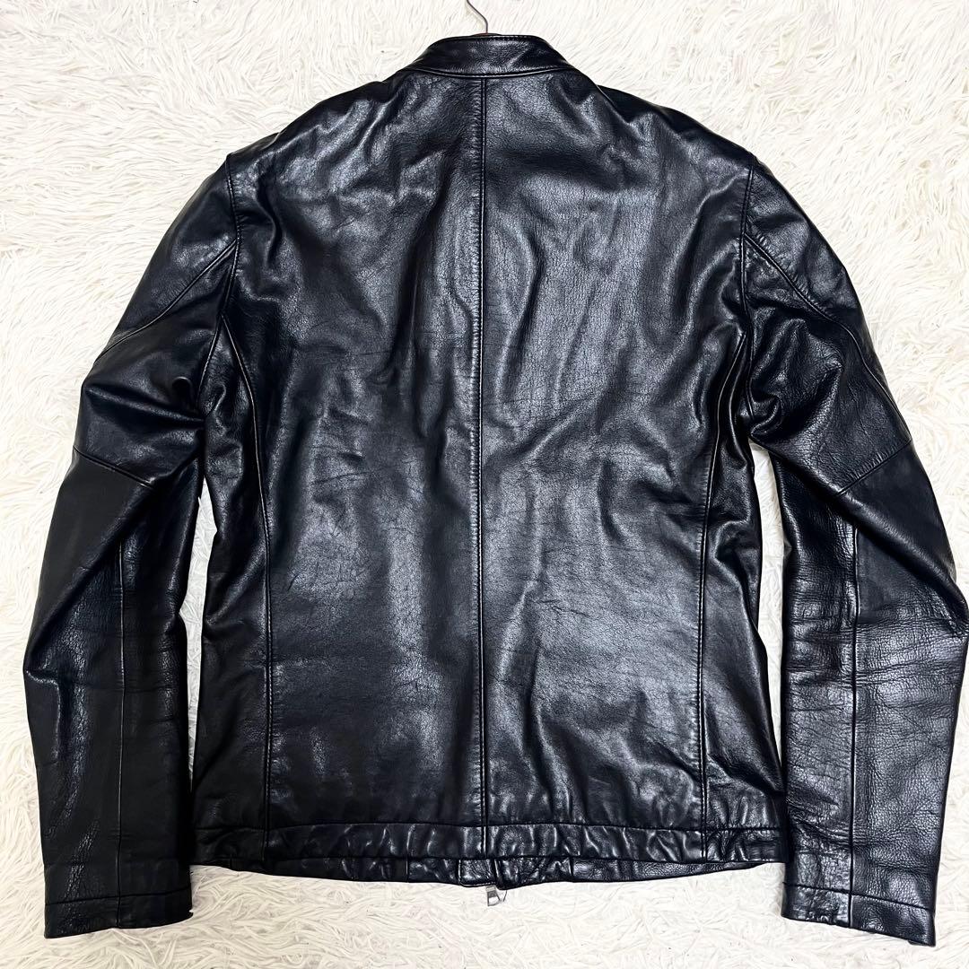 美品✨ジャーナルスタンダード レザージャケット カウハイド シングル 黒 L 秋