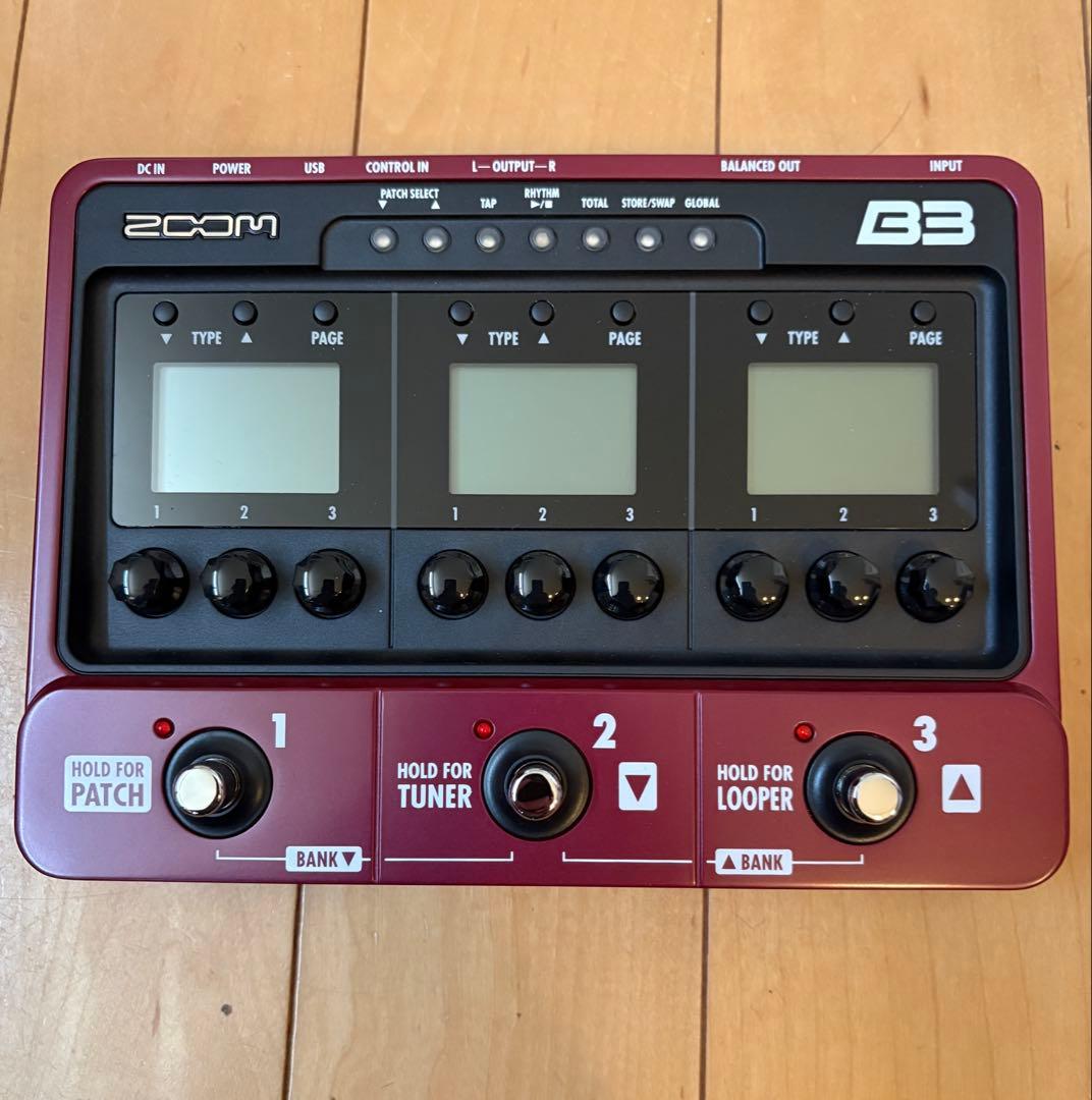 ZOOM B3 ベース マルチエフェクター