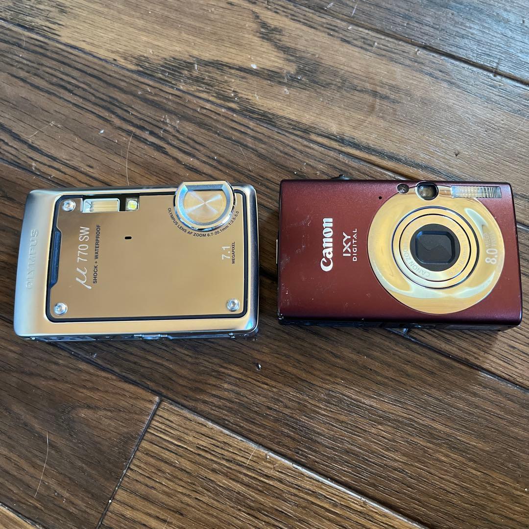 オリンパスとCanon デジカメ