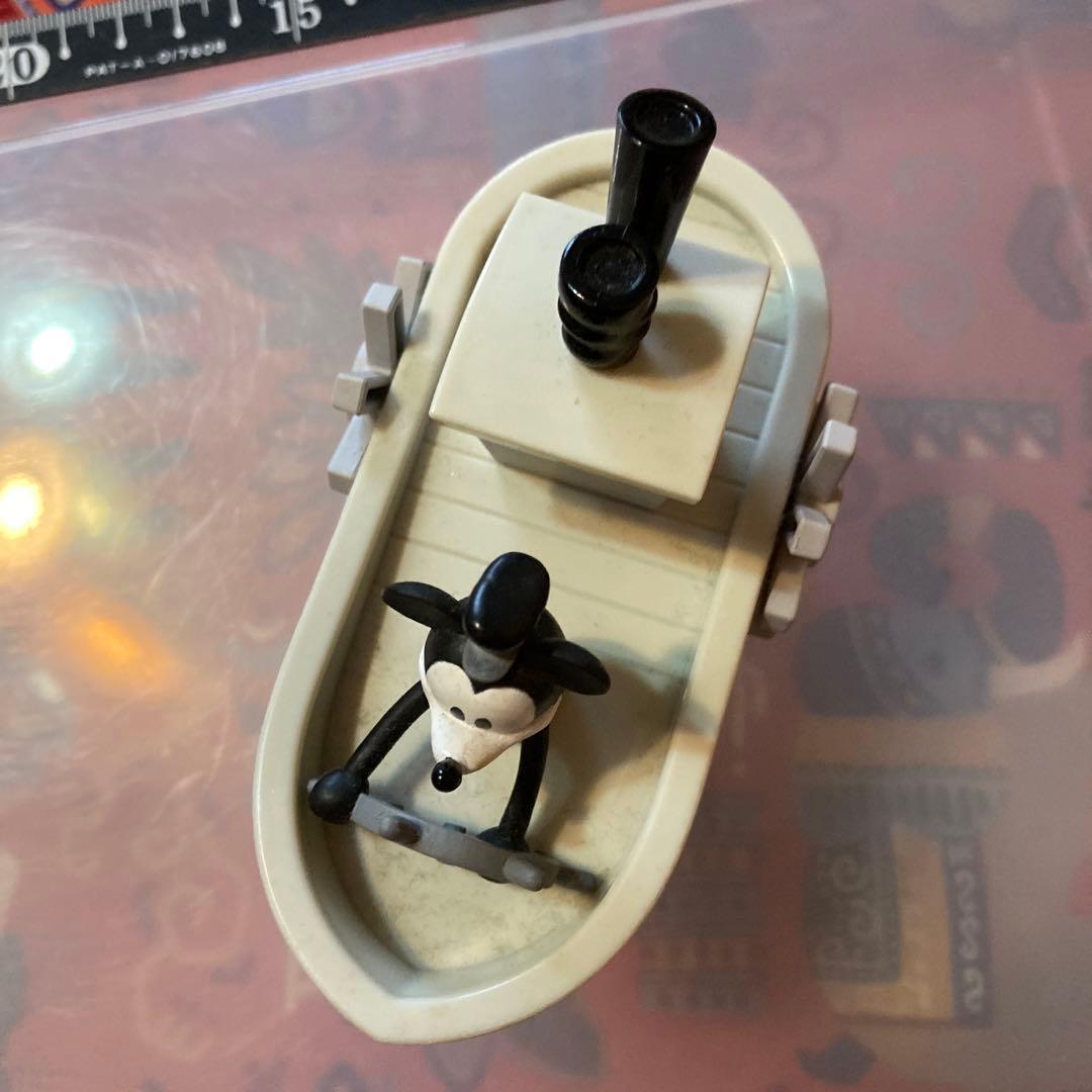 電動ミニカー　蒸気船ウイリー　ミッキーマウス　動作確認　新品電池交換済み