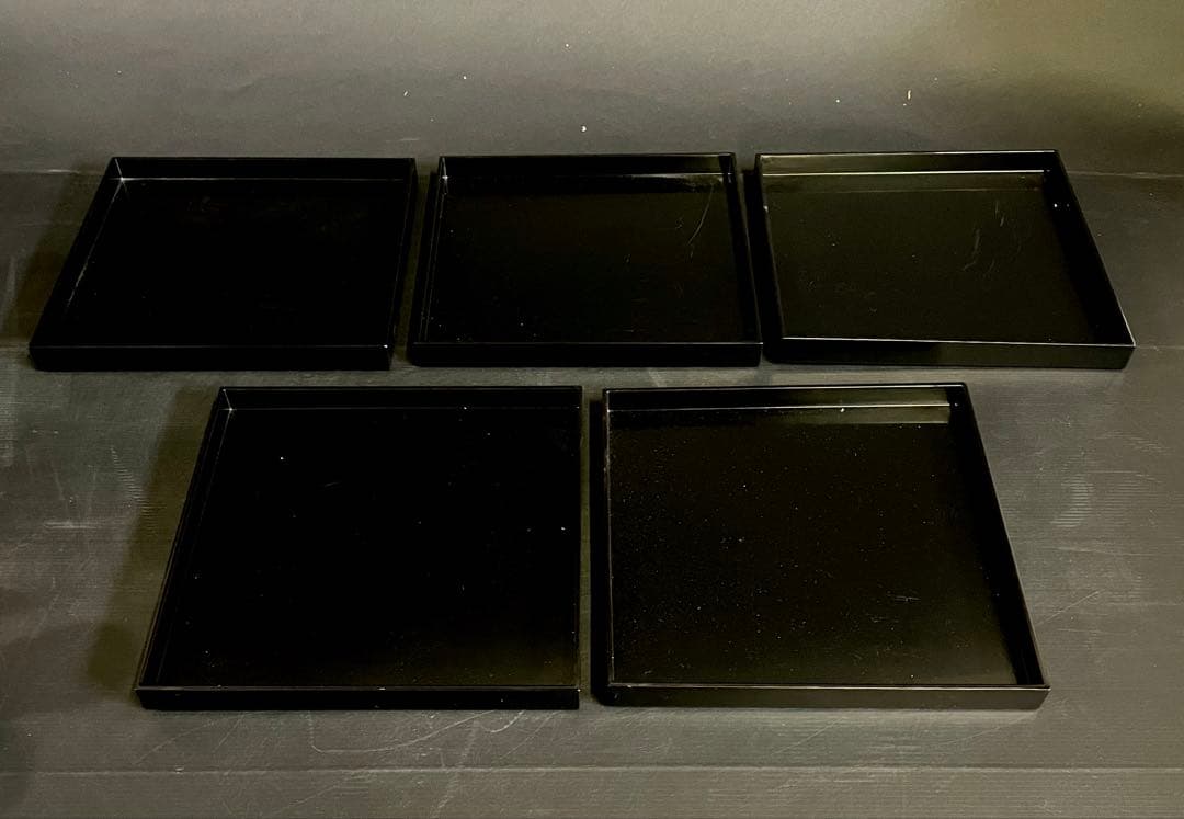 割引❣️【美品】「母」 懐石家具 懐石道具 五客揃い 茶道具 共箱 (24あ)