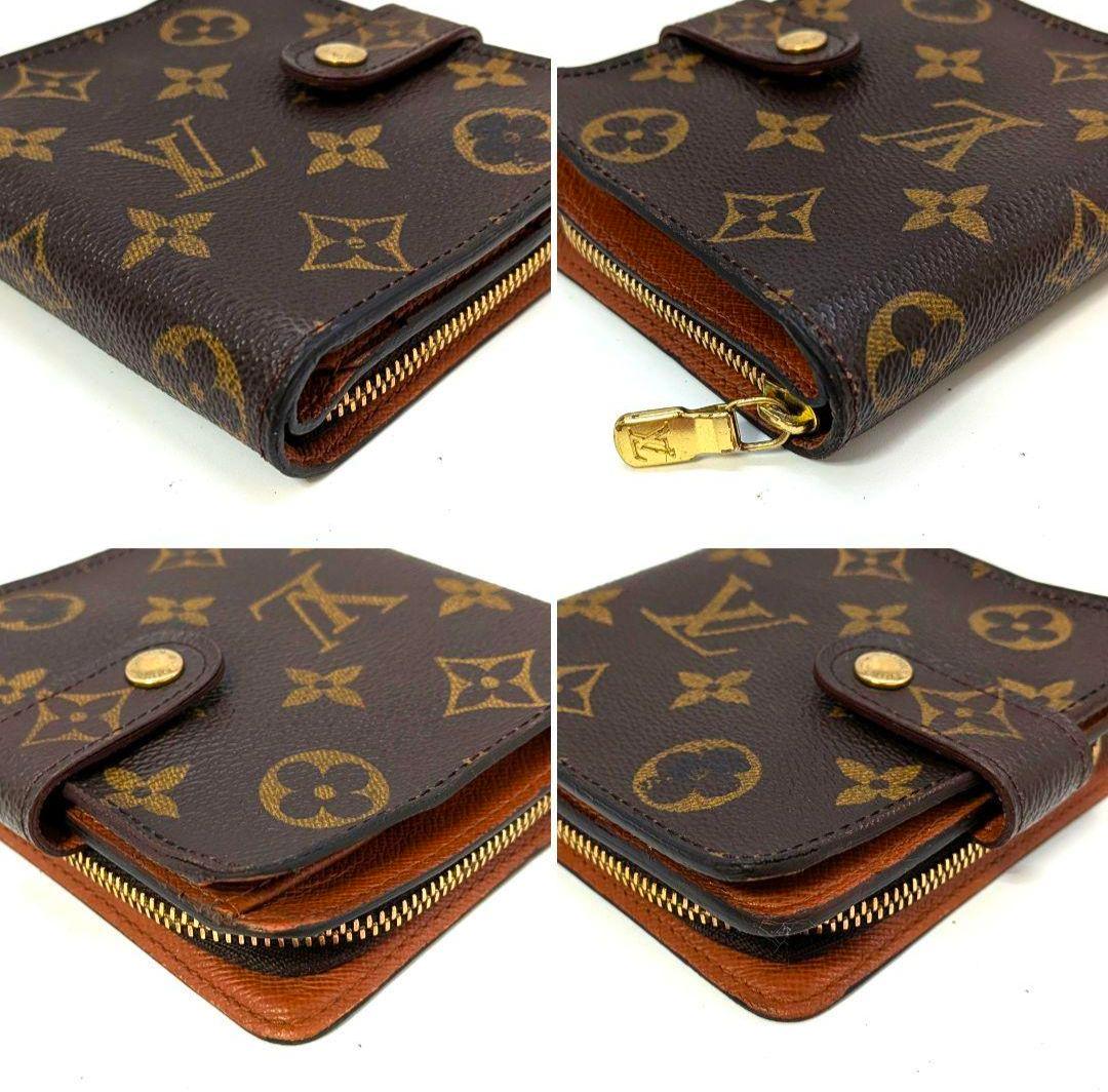 ルイヴィトン モノグラム コンパクトジップ 折り財布 B2