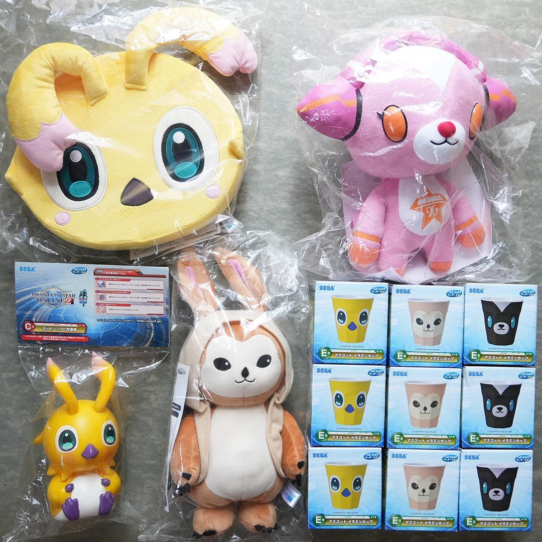 ファンタシースターオンライン　キャラクターグッズ詰合せ