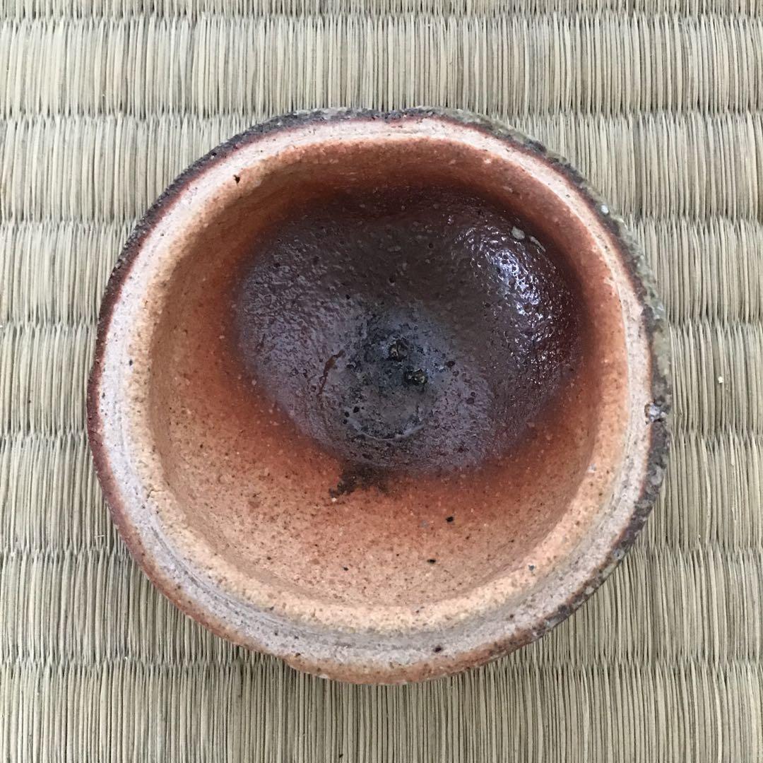 茶道具　香合　常滑焼　人間国宝　三代　山田常山　造　栞　紙箱　共箱　S80KG